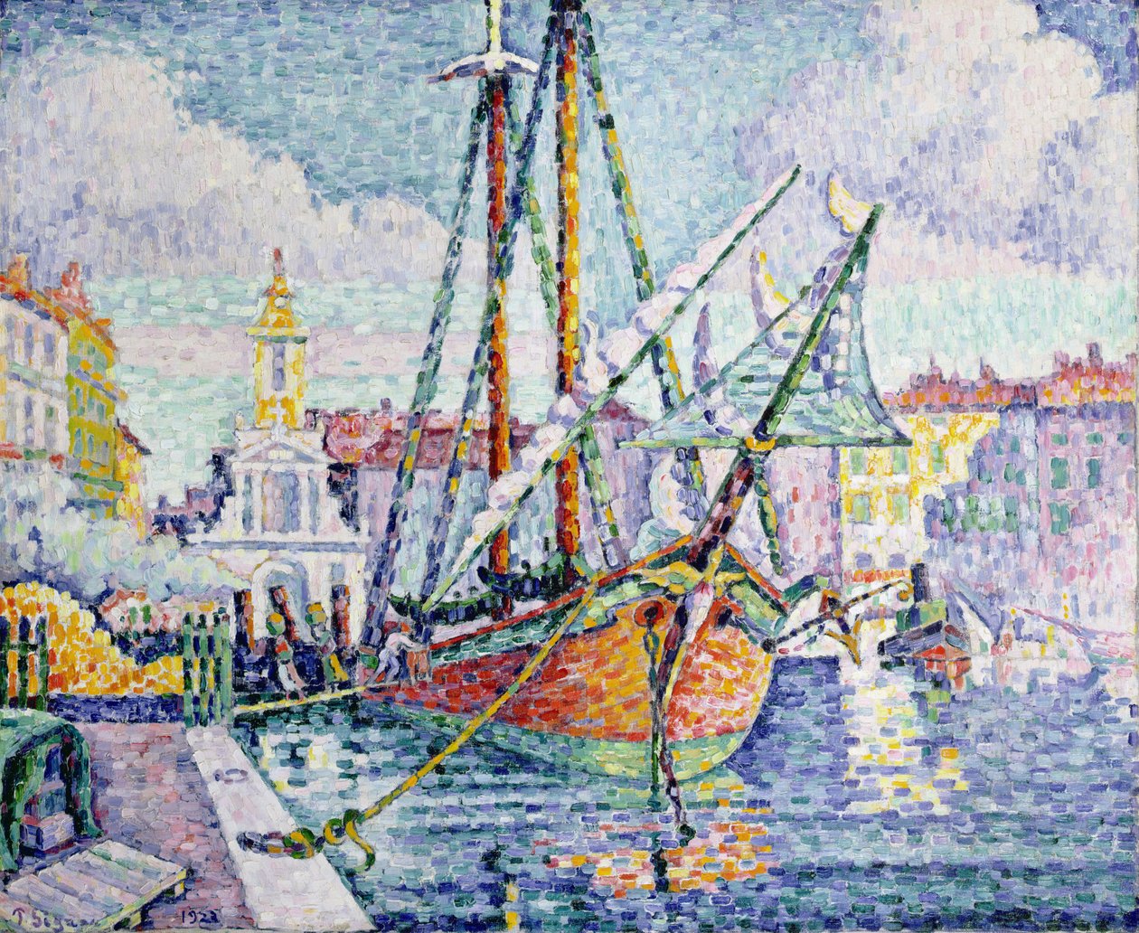Hamnen, 1923 av Paul Signac