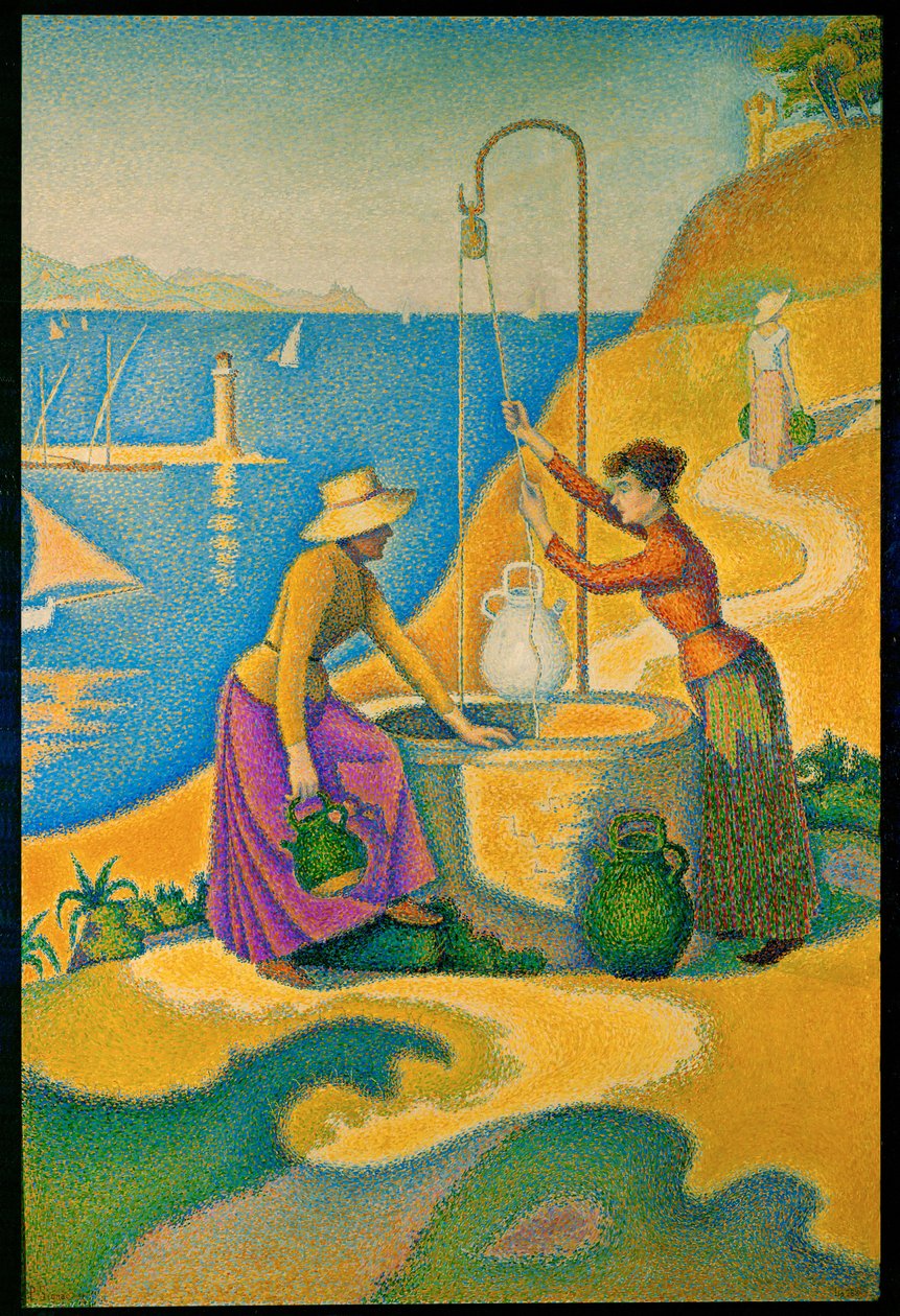 Women at the Well av Paul Signac