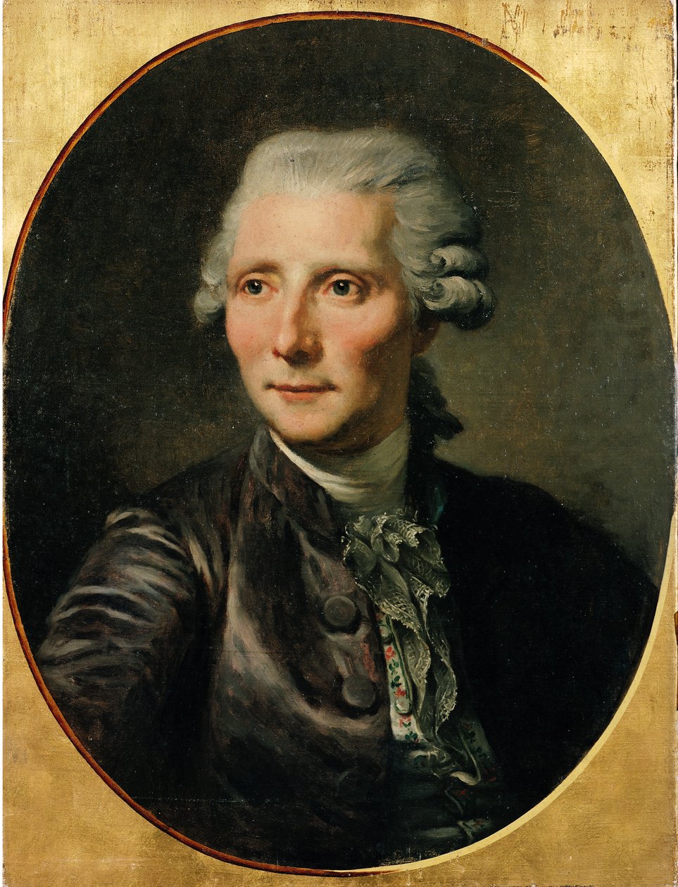 Porträtt av Pierre Augustin Caron de Beaumarchais (1732-99) efter en målning av Jean Baptiste Greuze av Paul Soyer