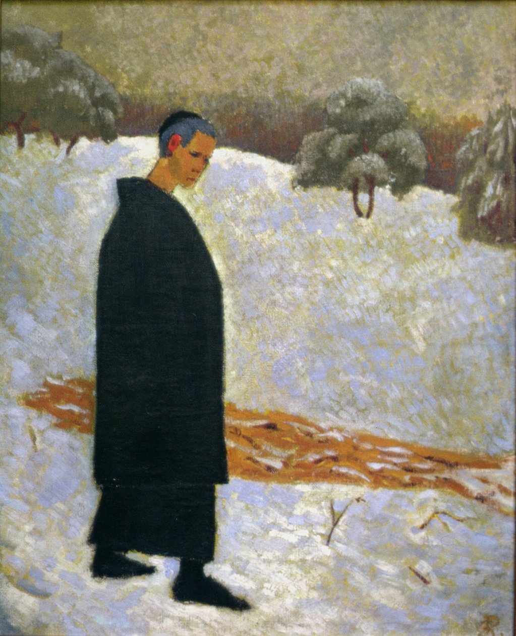 Porträtt av Jan Verkade (1868-1946) på Beuron av Paul Sérusier