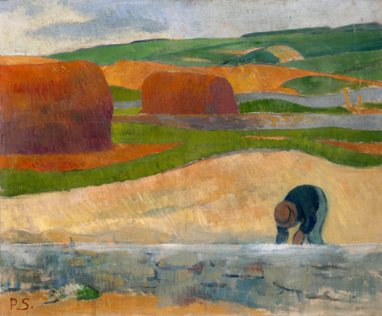 Seaweed Gatherer av Paul Sérusier