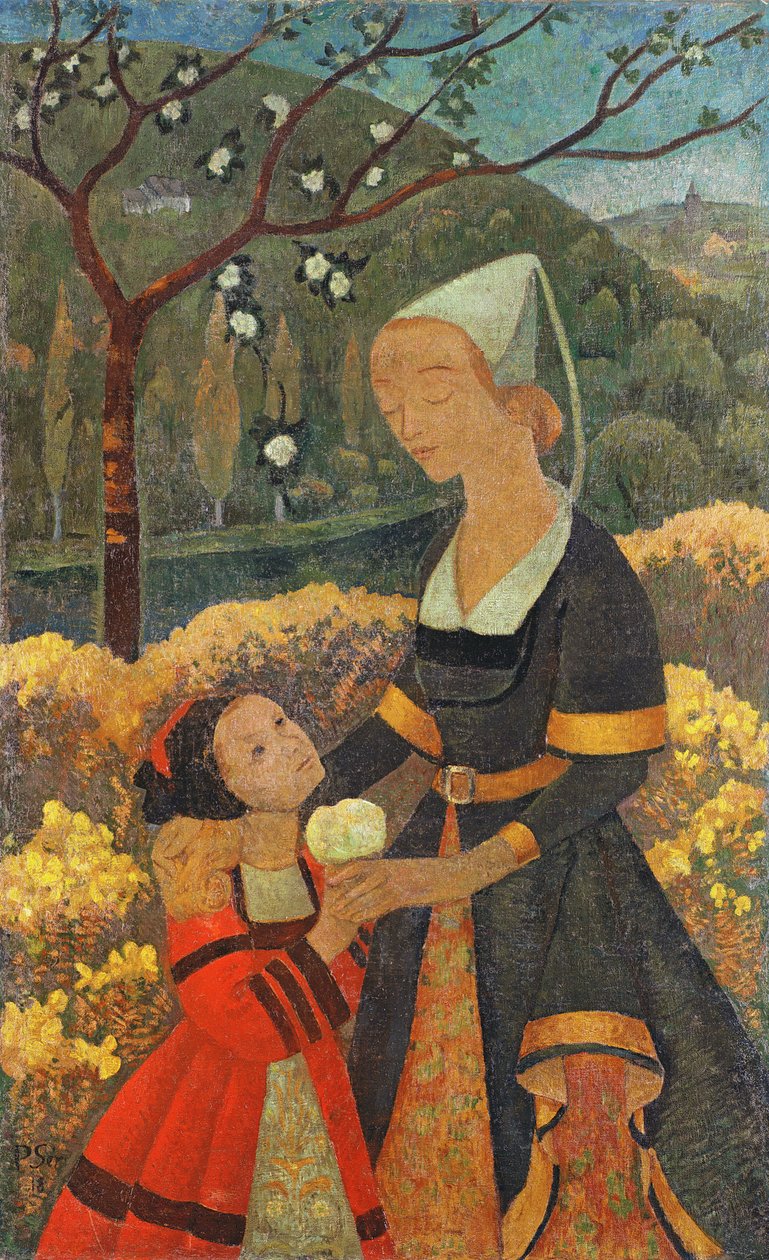 The Lady of Kerbrau, 1918 av Paul Sérusier