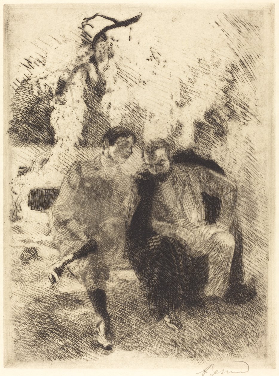 Förtroende, 1900. av Paul Albert Besnard