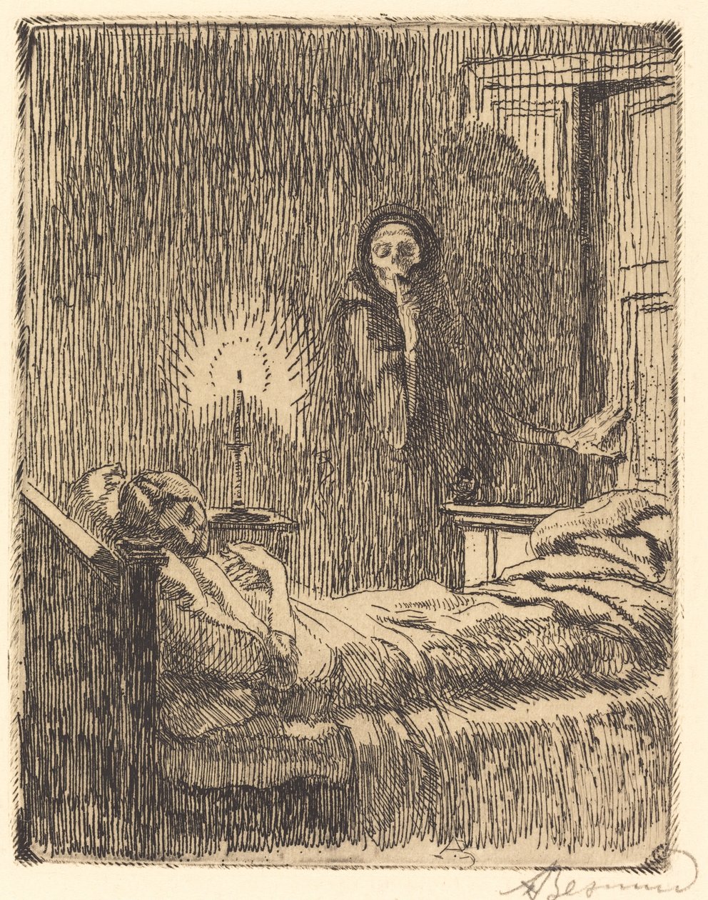 Discreet Discreet, 1900. av Paul Albert Besnard