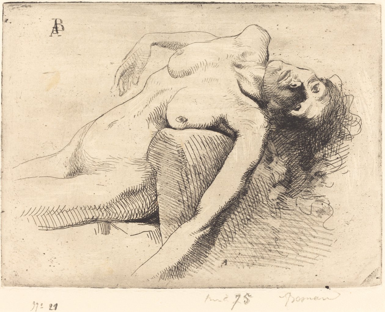 Döende kvinna Den döende kvinnan, 1885. av Paul Albert Besnard