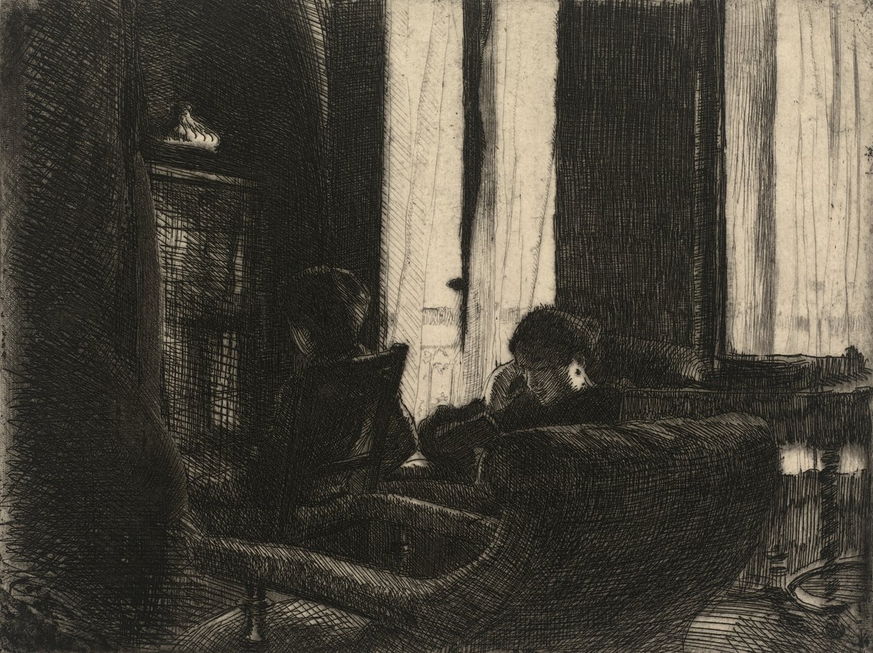 Intimitet Intimitet, 1889. av Paul Albert Besnard