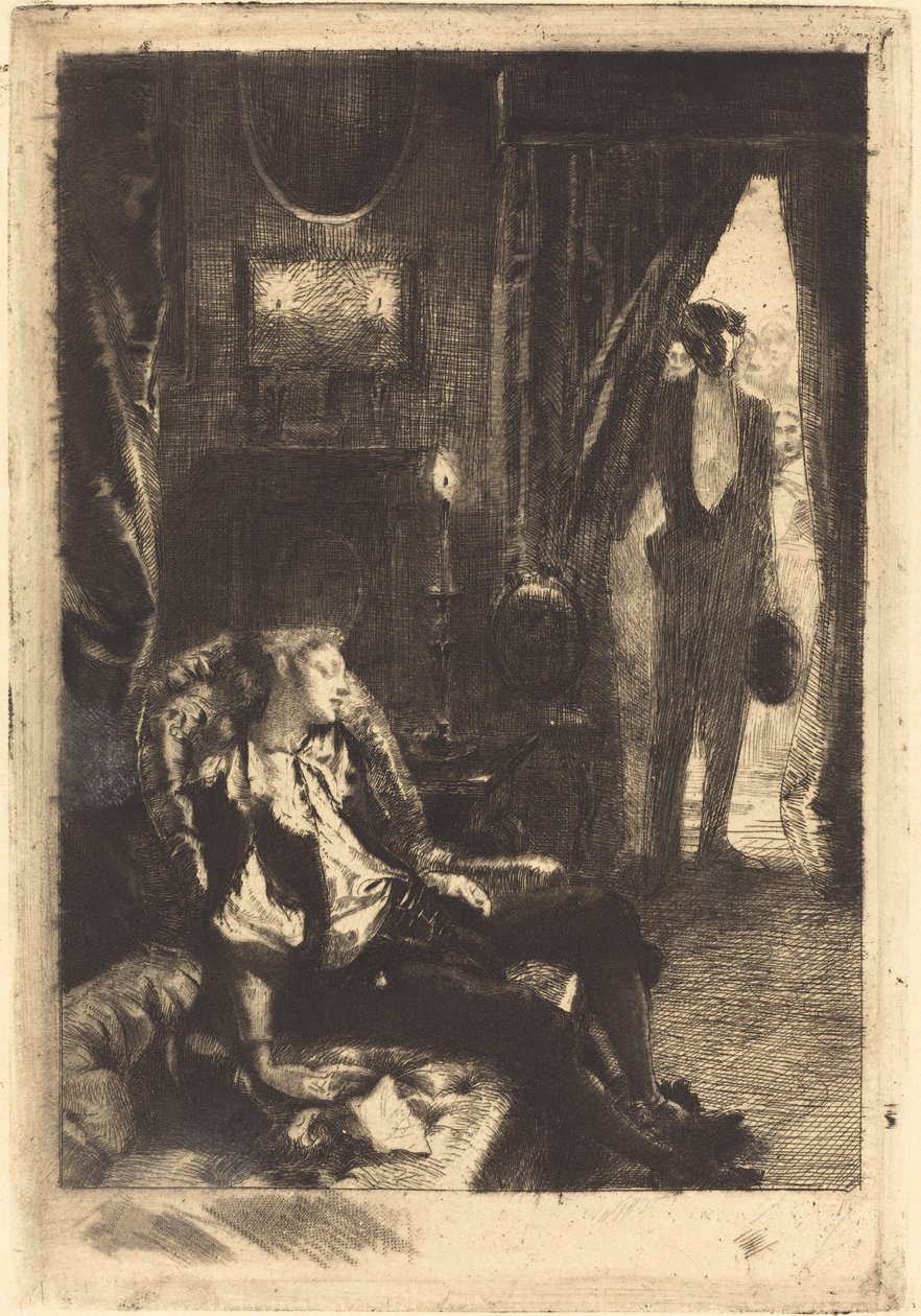 Iza sover Izas sömn, 1885. av Paul Albert Besnard