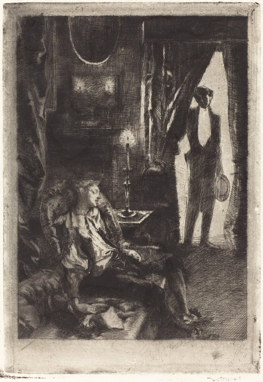 Iza sover Izas sömn, 1885. av Paul Albert Besnard