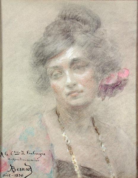 Porträtt av en kvinna av Paul Albert Besnard