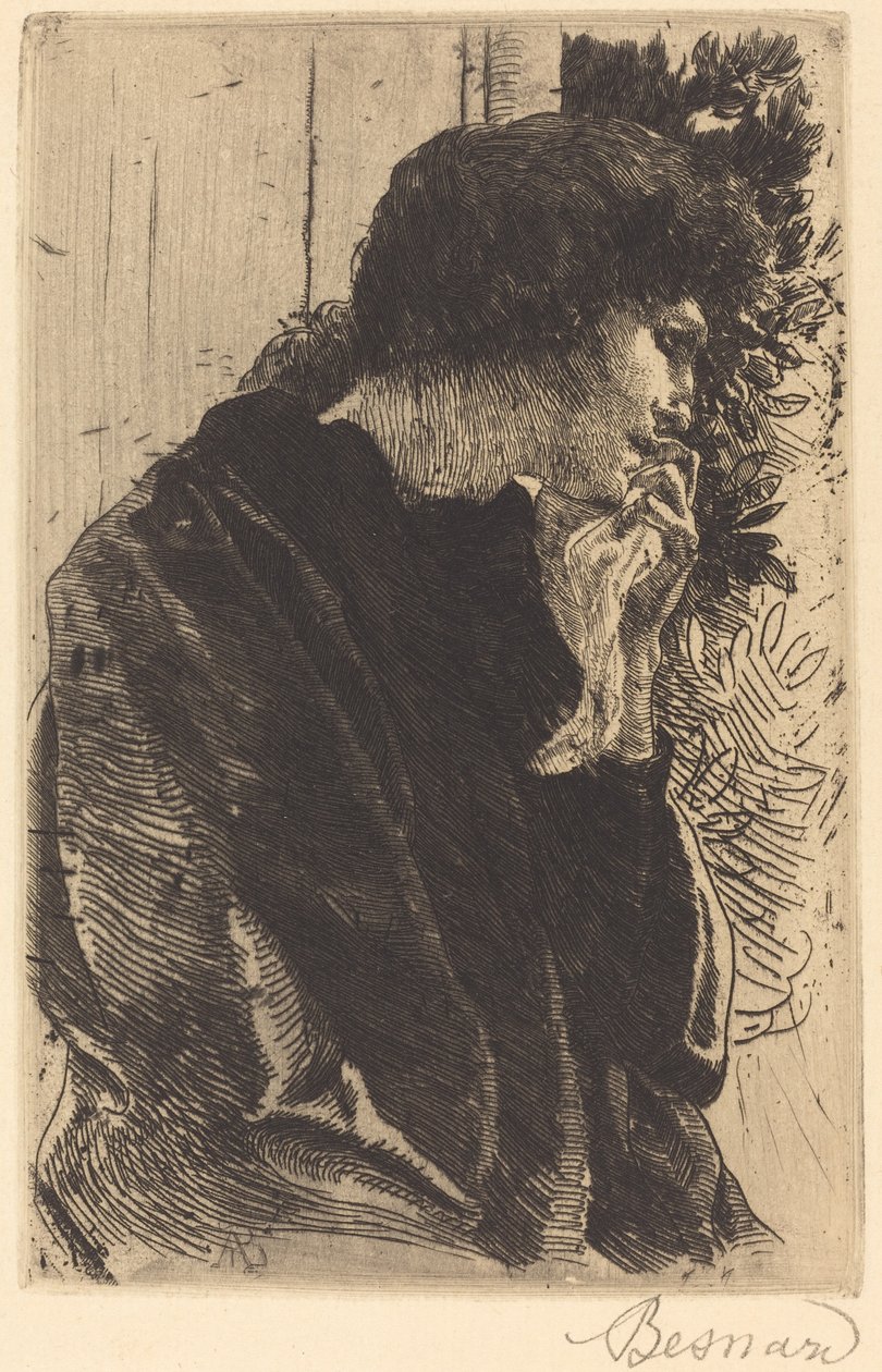 Sadness Sadness, 1887. av Paul Albert Besnard