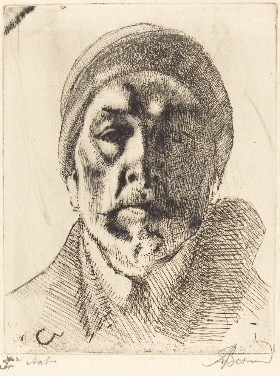 Självporträtt, 1919. av Paul Albert Besnard