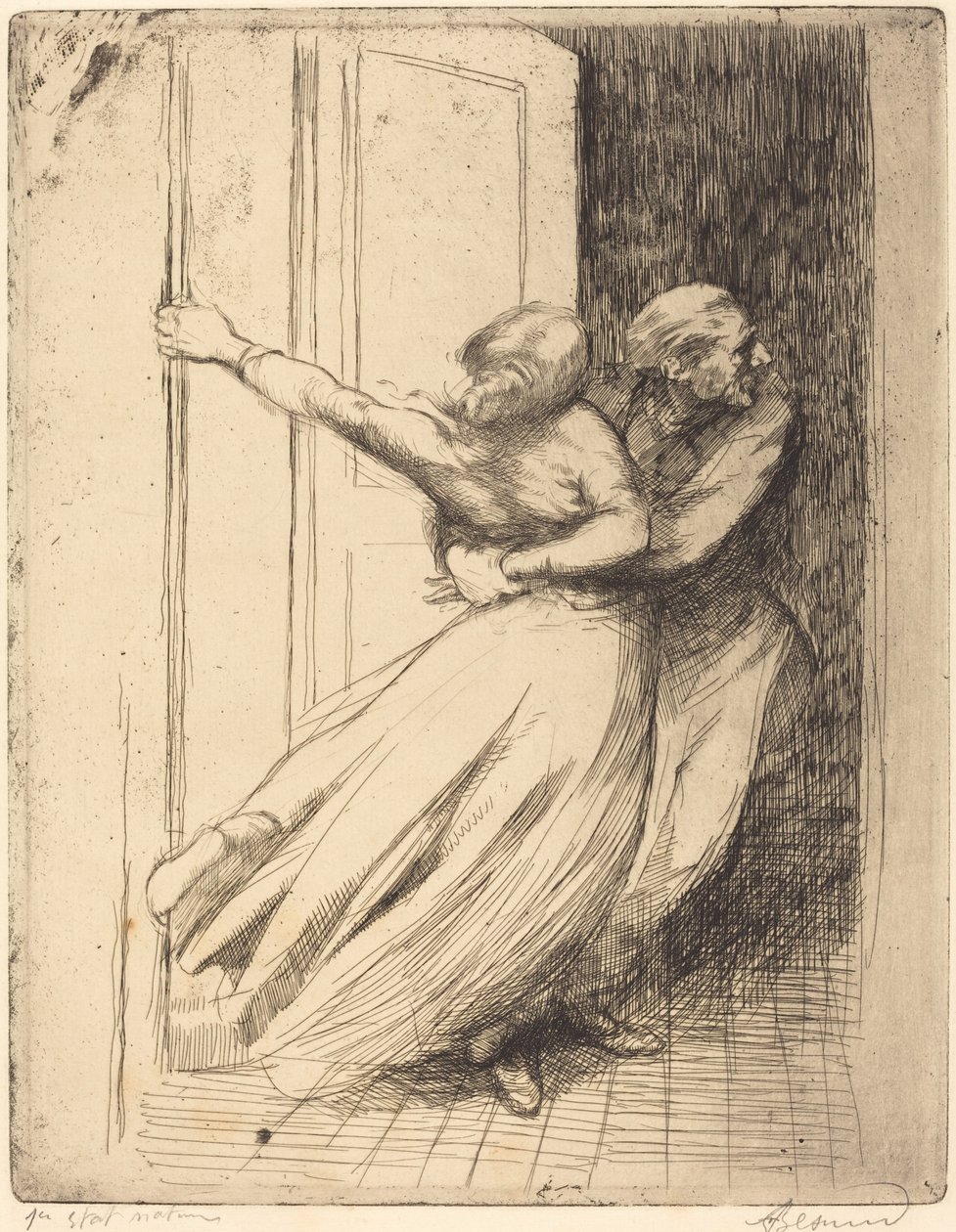 The Rape Le Viol, c. 1886. av Paul Albert Besnard