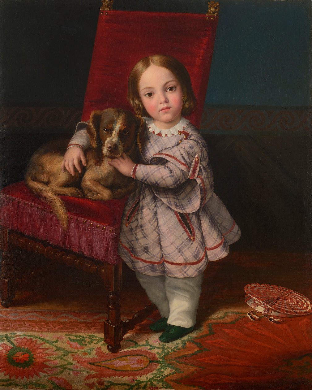 Porträtt av Vittoria Balze, 1845. av Paul Balze