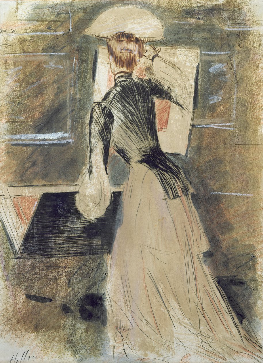 Madeleine Carlier av Paul Cesar Helleu