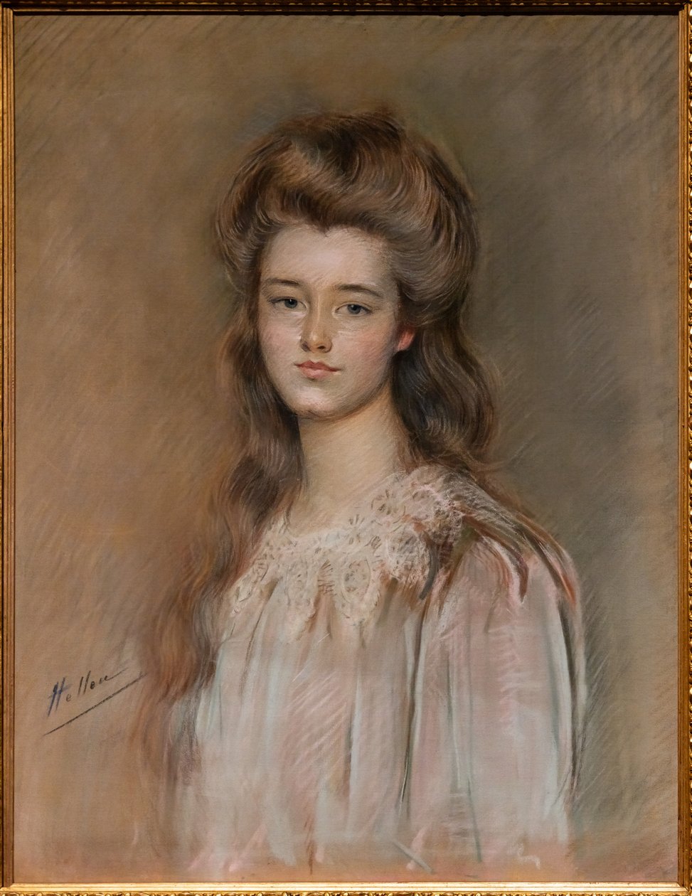 Porträtt av Louise Alida Livingstone av Paul Cesar Helleu