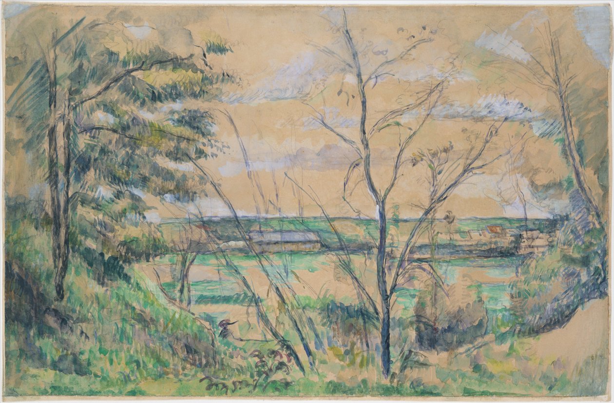 I Oisedalen av Paul Cézanne