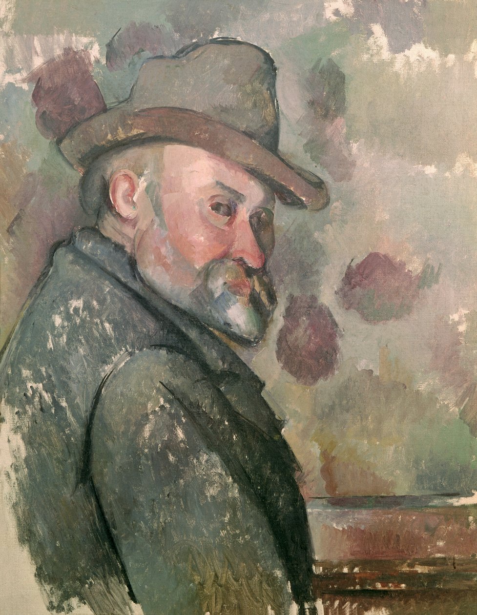 Självporträtt av Paul Cézanne
