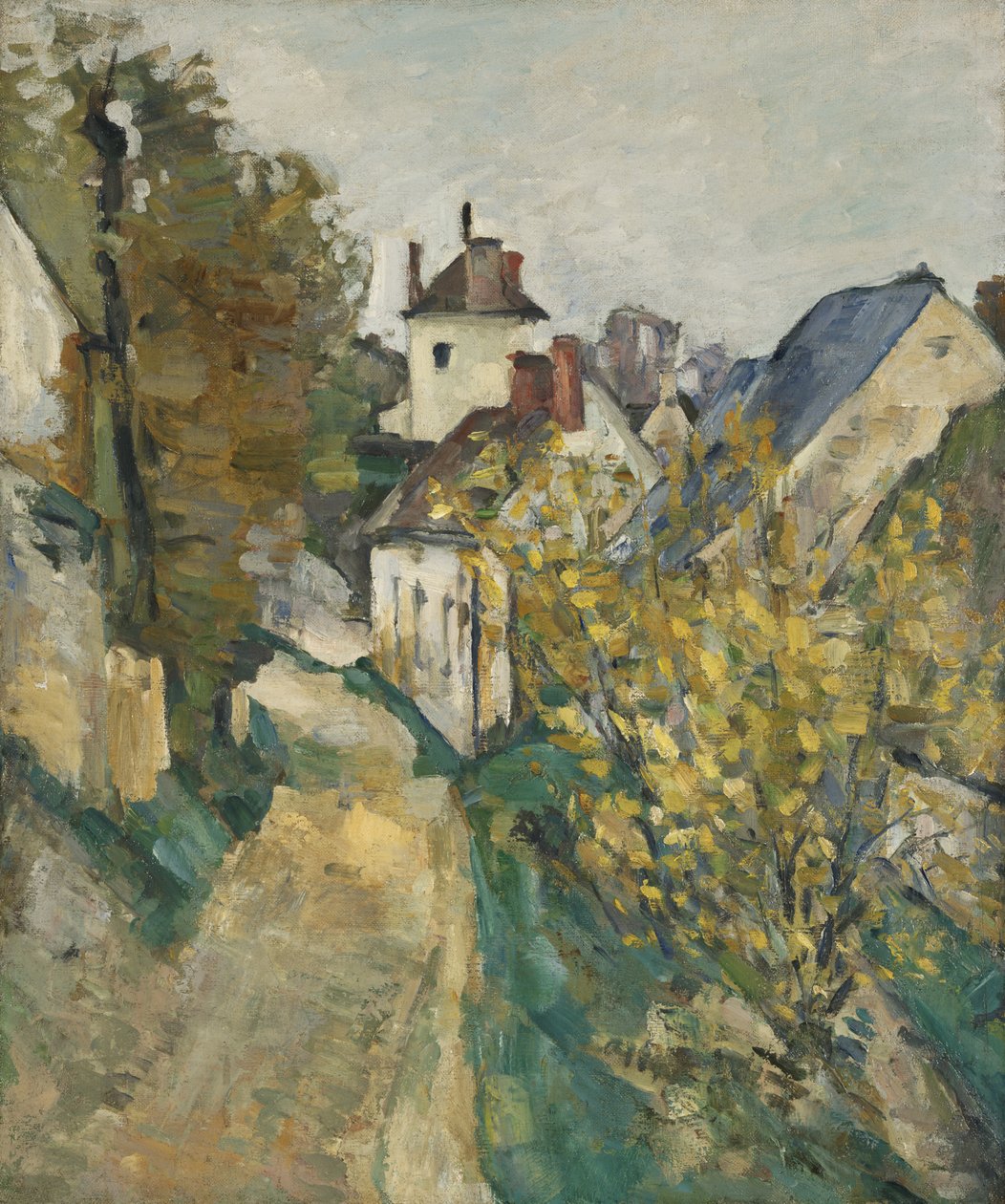 Dr Gachets hus i Auvers-sur-Oise av Paul Cézanne
