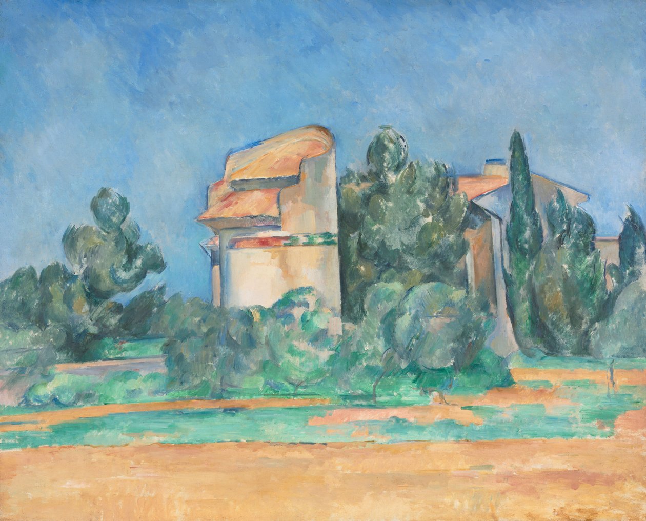 Pigeon Tower på Bellevue av Paul Cézanne