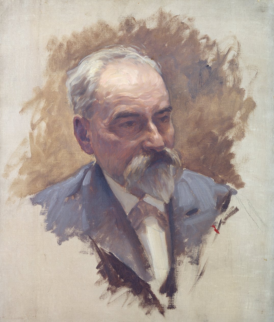 André Theuriet (1833-1907) (olja på duk) av Paul Chabas
