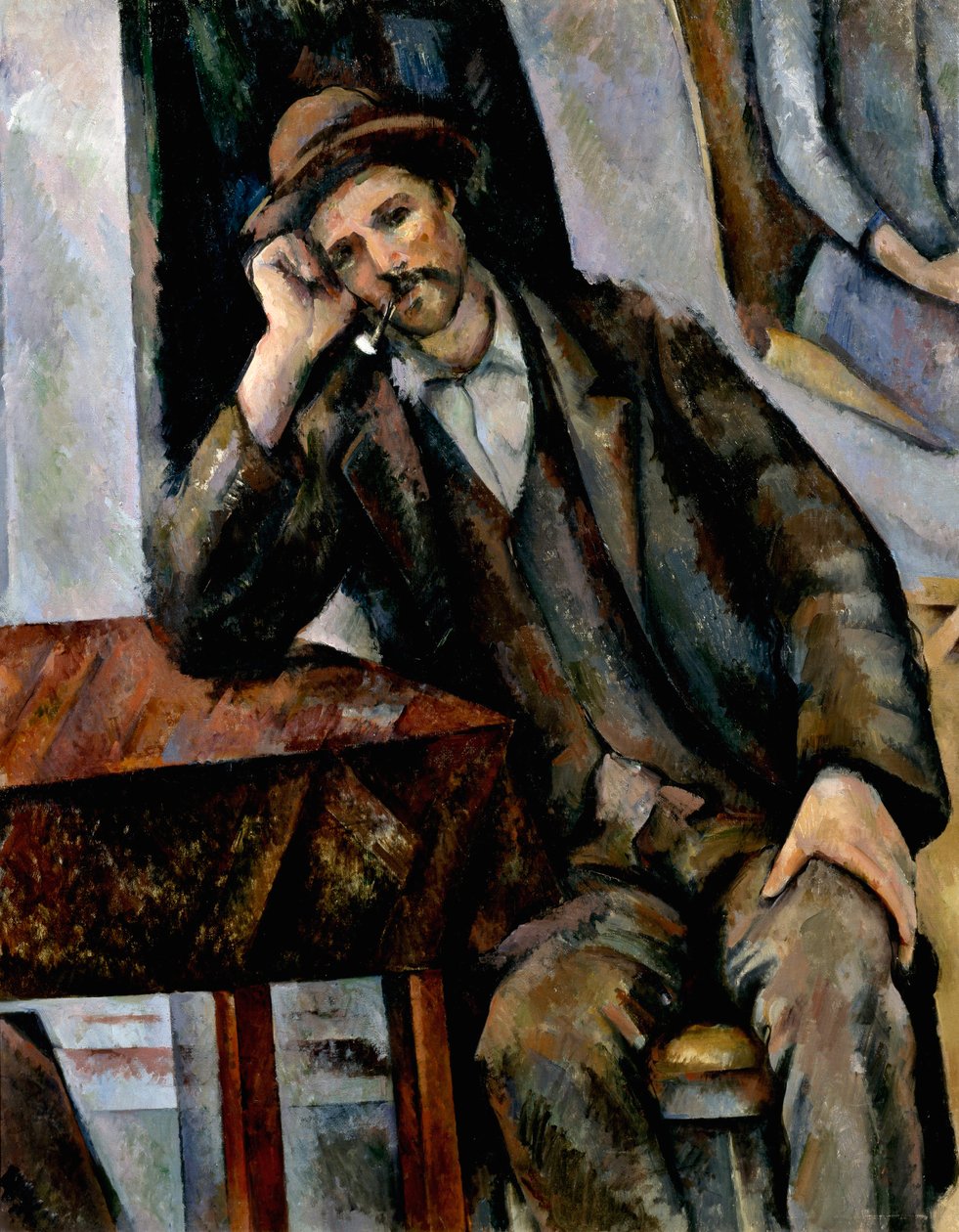 En rökare, 1890-1892. av Paul Cézanne
