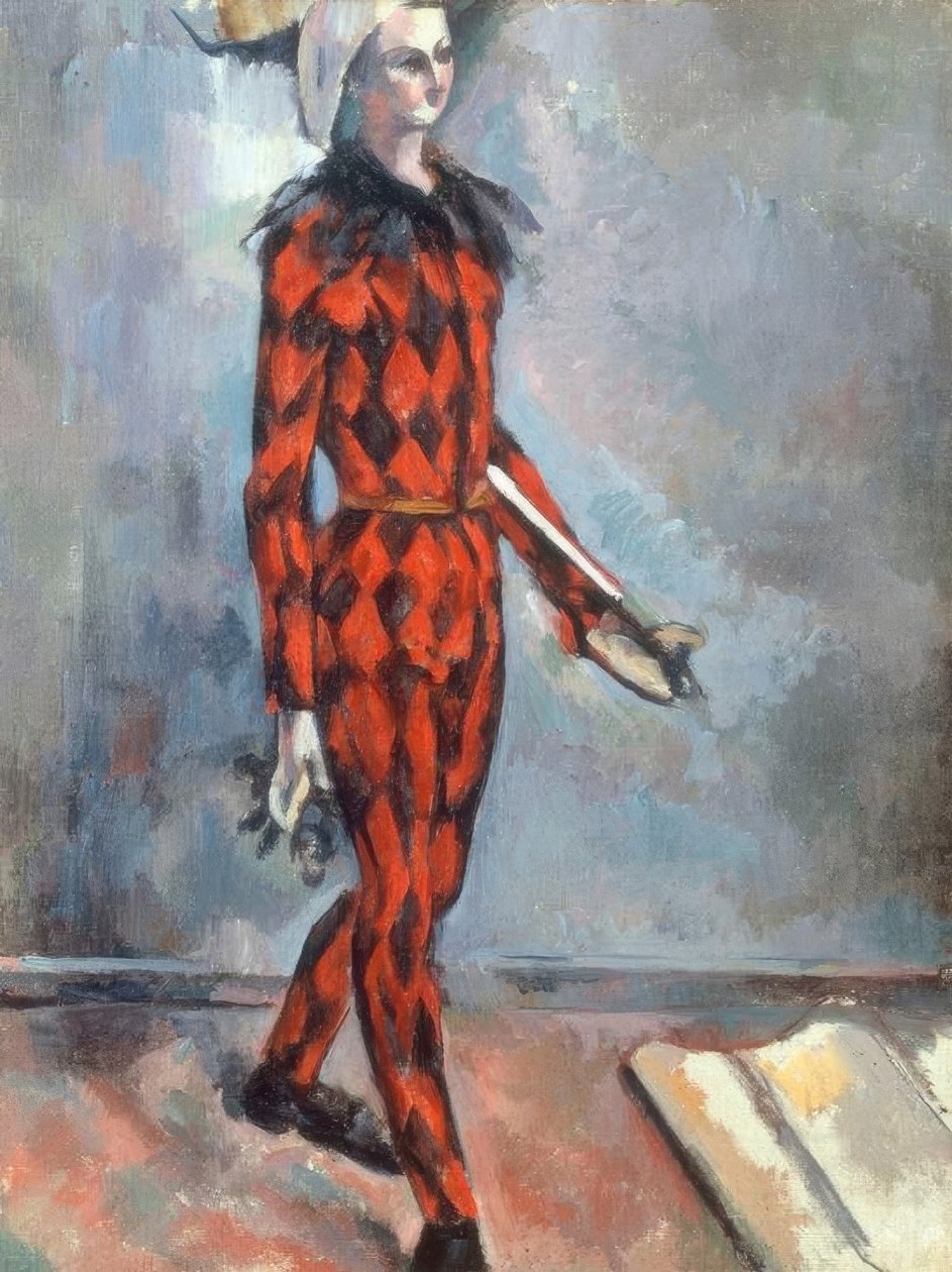 Arlequin av Paul Cézanne