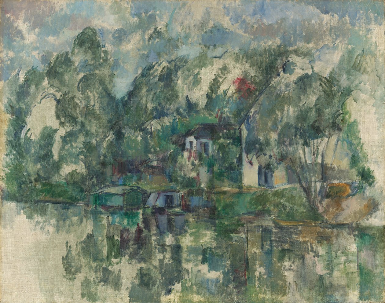 Vid vattnet av Paul Cézanne