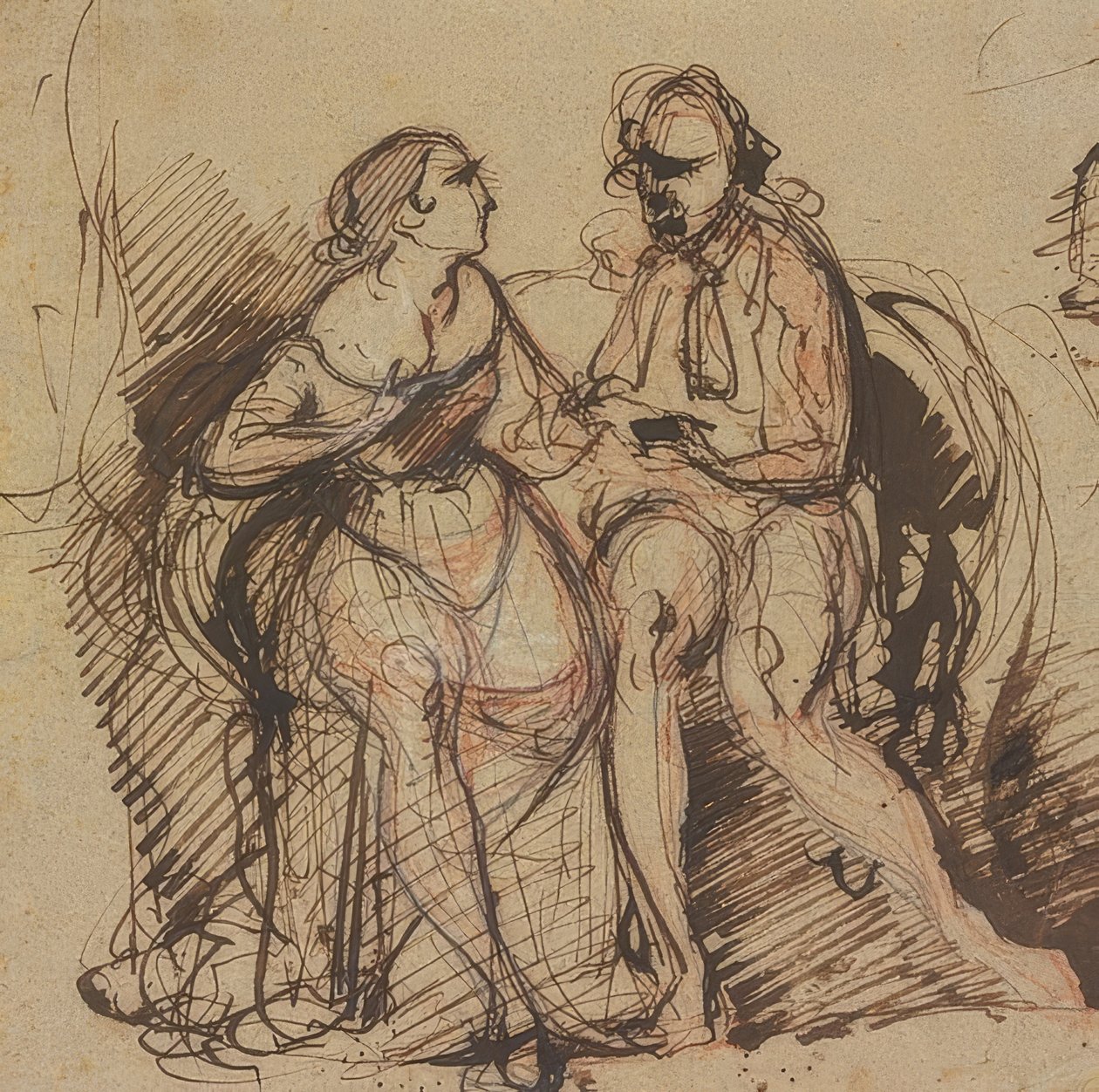 Bollbrott. (ej daterad) av Paul Cézanne
