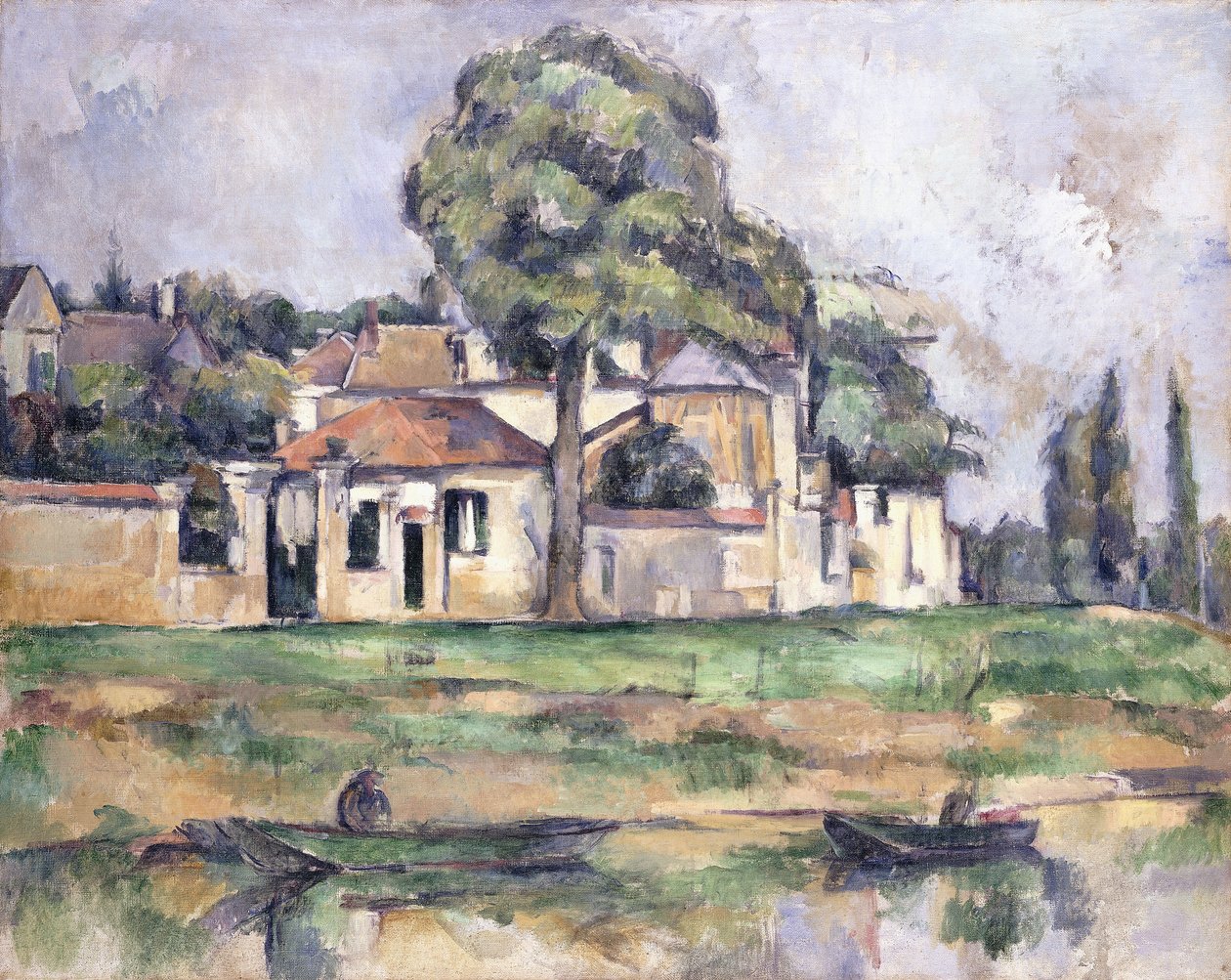 Banks of the Marne, 1888 av Paul Cézanne