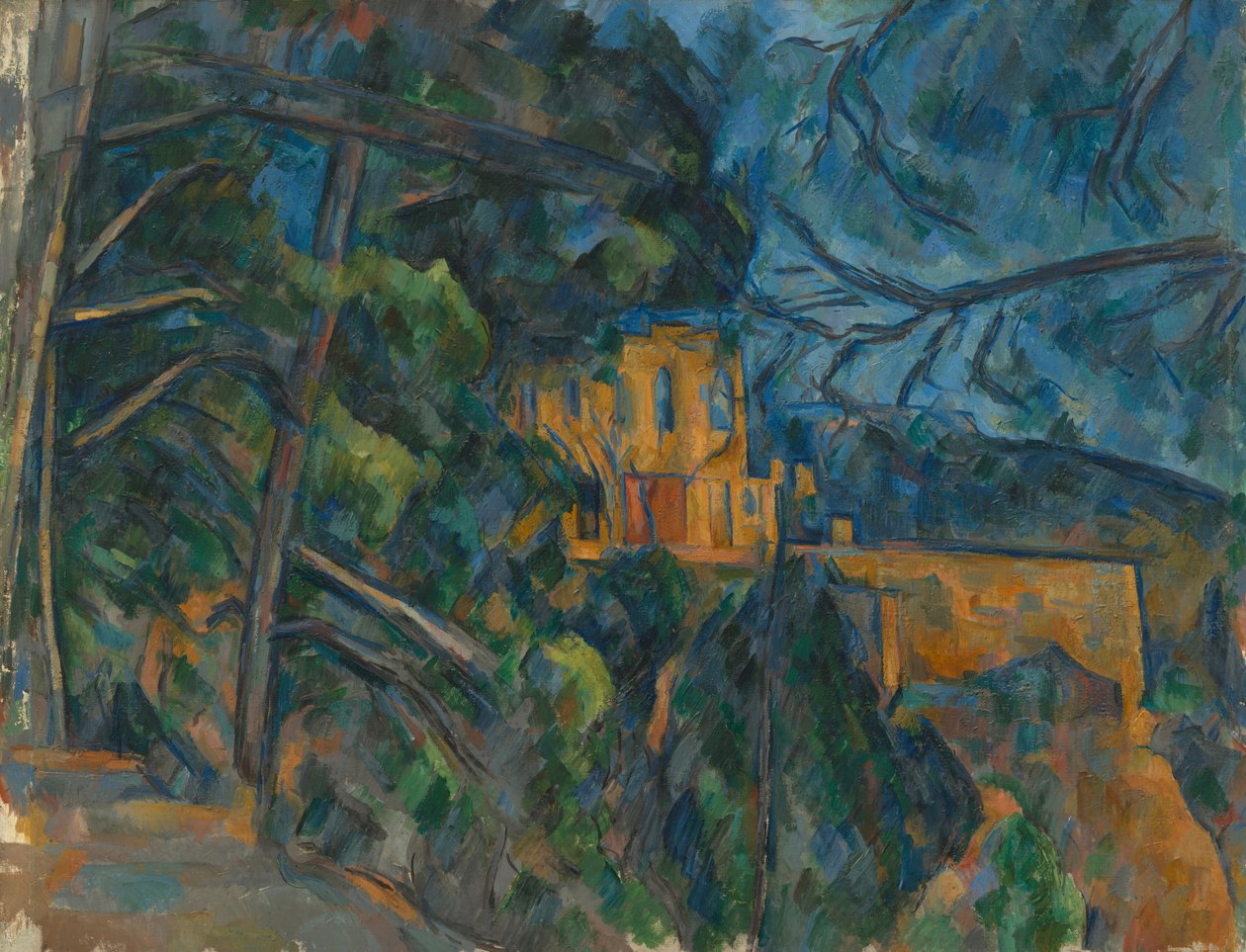 Svarta slottet av Paul Cézanne