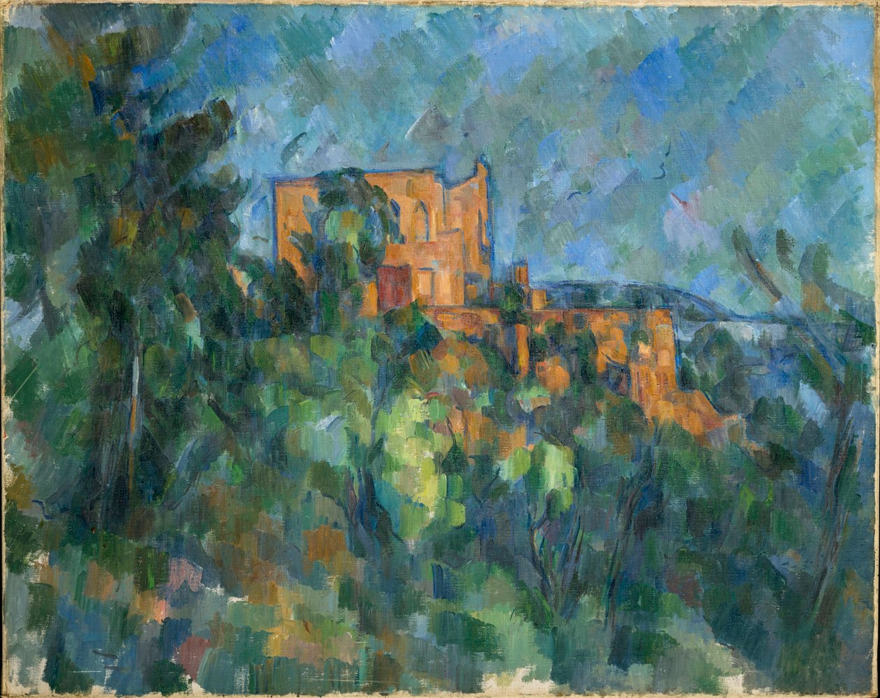Svarta slottet, 1903-1904. av Paul Cézanne