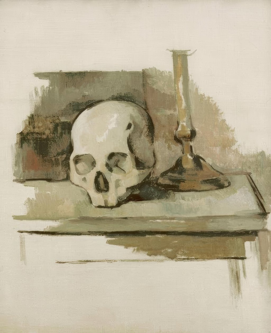 Skalle av Paul Cézanne