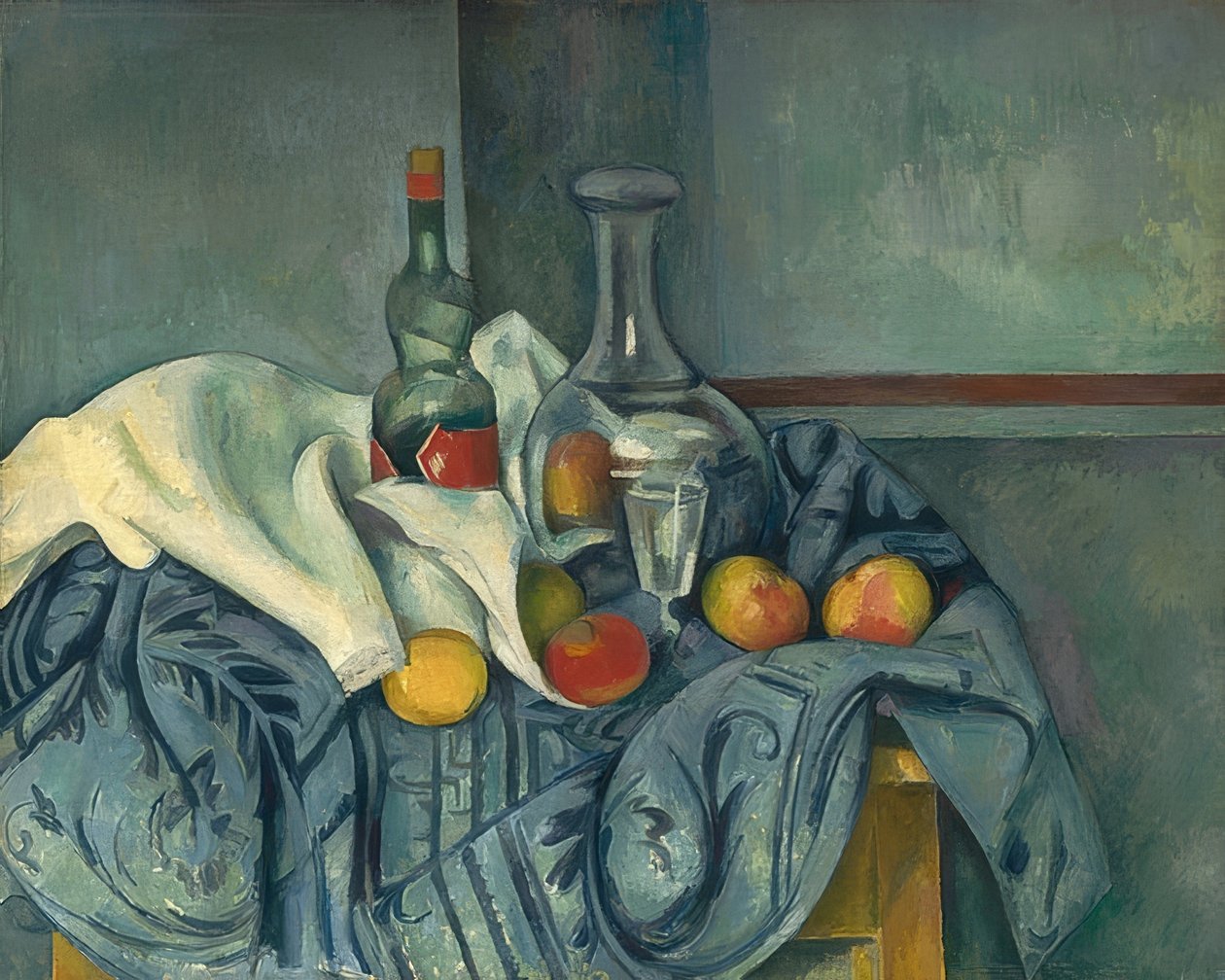 Pepparmyntsflaskan. 1893/95 av Paul Cézanne