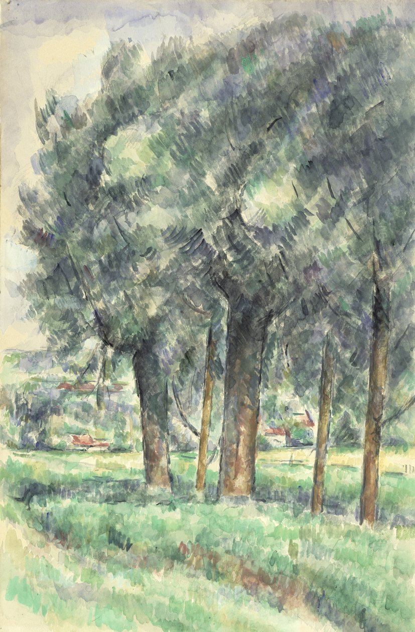 Grupp av träd, 1877-80 av Paul Cézanne