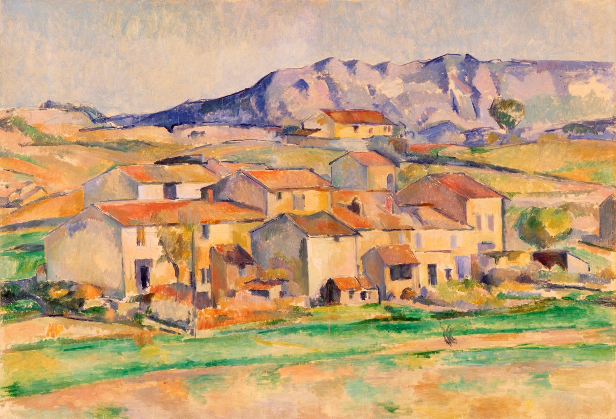 Hamlet vid Payennet nära Gardanne av Paul Cézanne