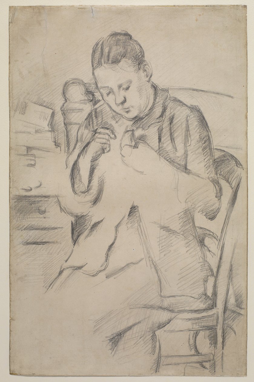 Hortense Fiquet av Paul Cézanne