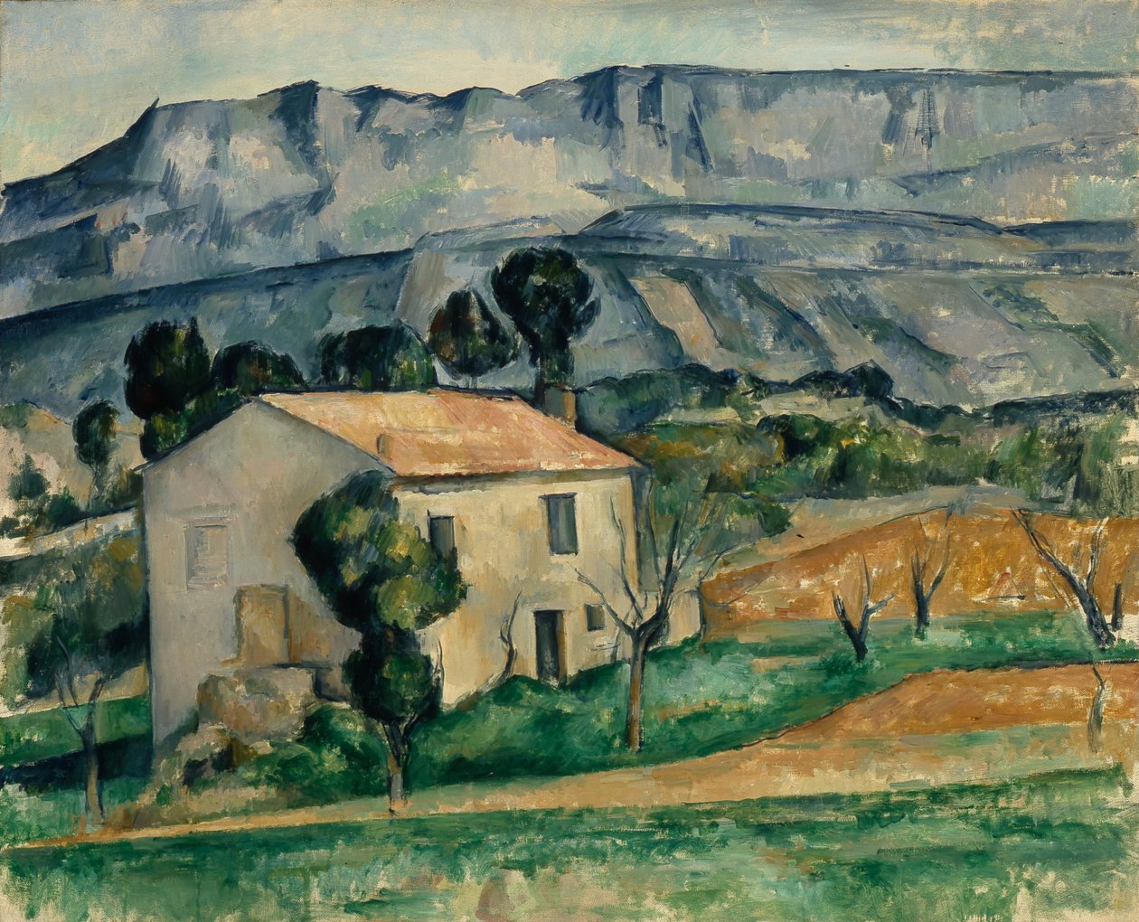 Hus i Provence av Paul Cézanne