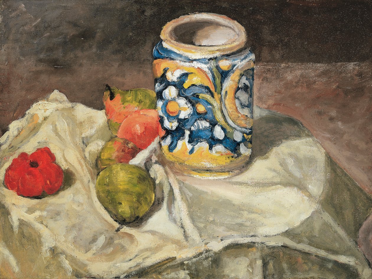 Italiensk fajans, 1872-73 av Paul Cézanne
