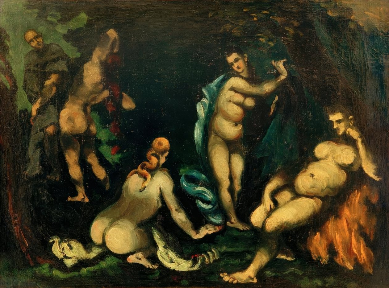 Den helige Antonius frestelse av Paul Cézanne
