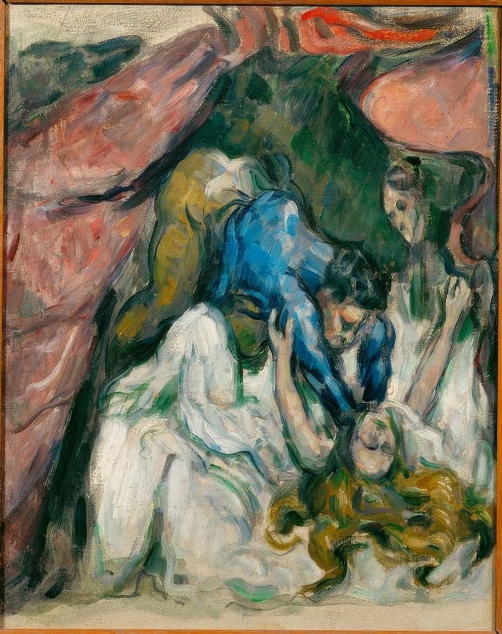 Den strypta kvinnan av Paul Cézanne