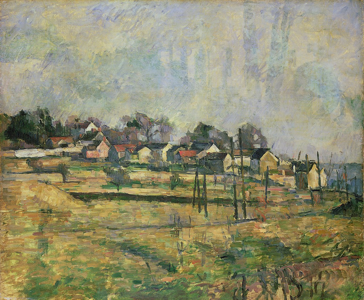 Landskap, c.1873-77 av Paul Cézanne