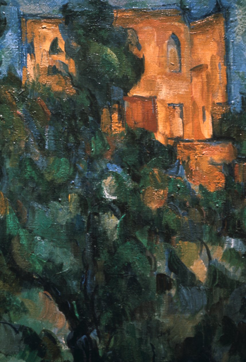 Chateau Noir, detalj, 1904-1906 av Paul Cézanne