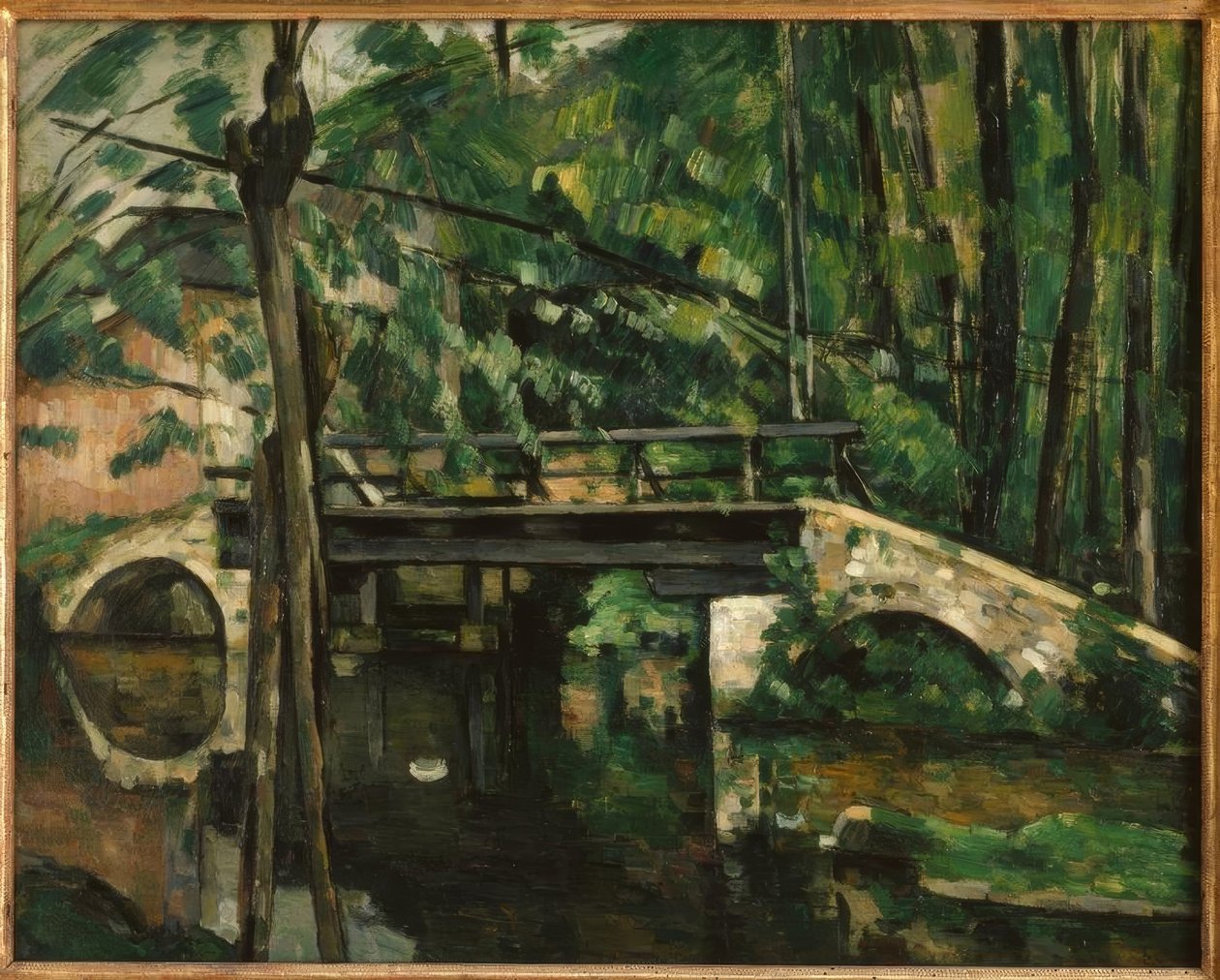Maincybron, nära Melun av Paul Cézanne