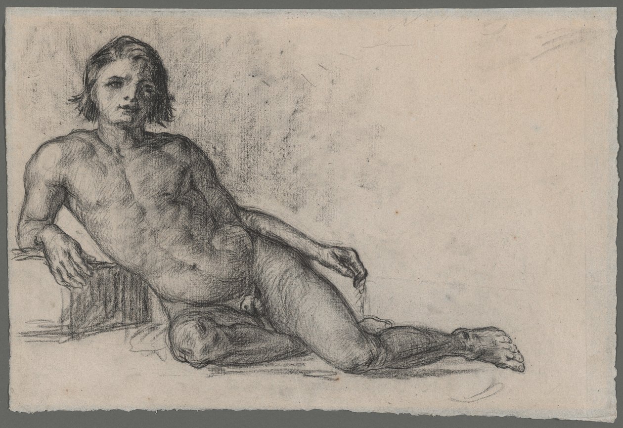 Naken man av Paul Cézanne