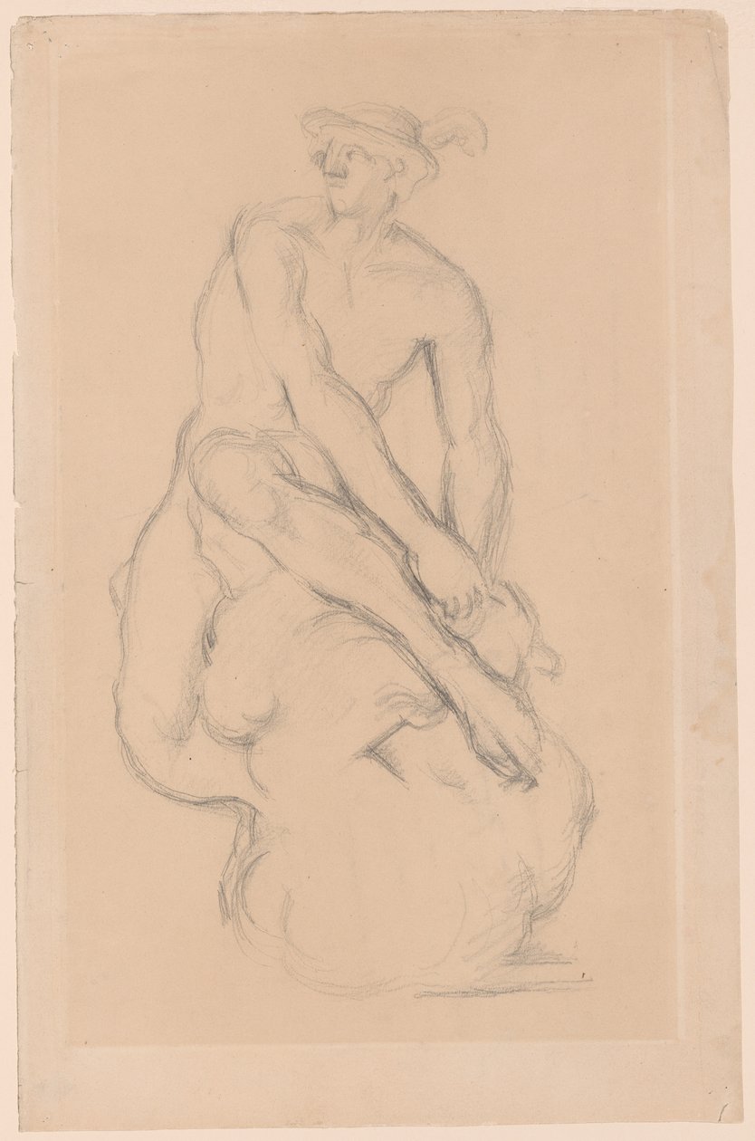 Mercury (efter Pigalle) av Paul Cézanne