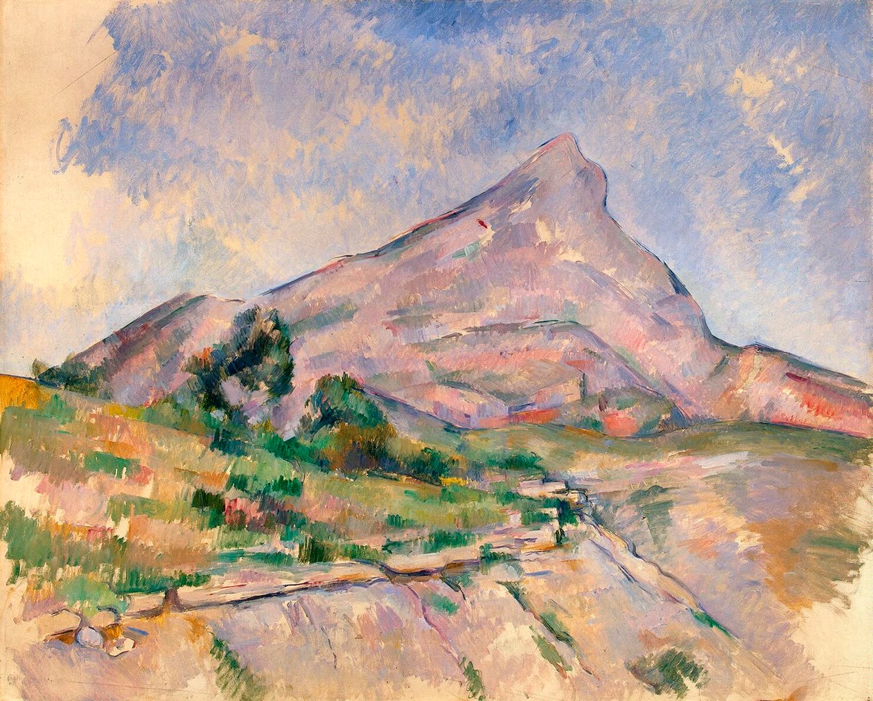 Mount Sainte-Victoire, 1897-1898. av Paul Cézanne