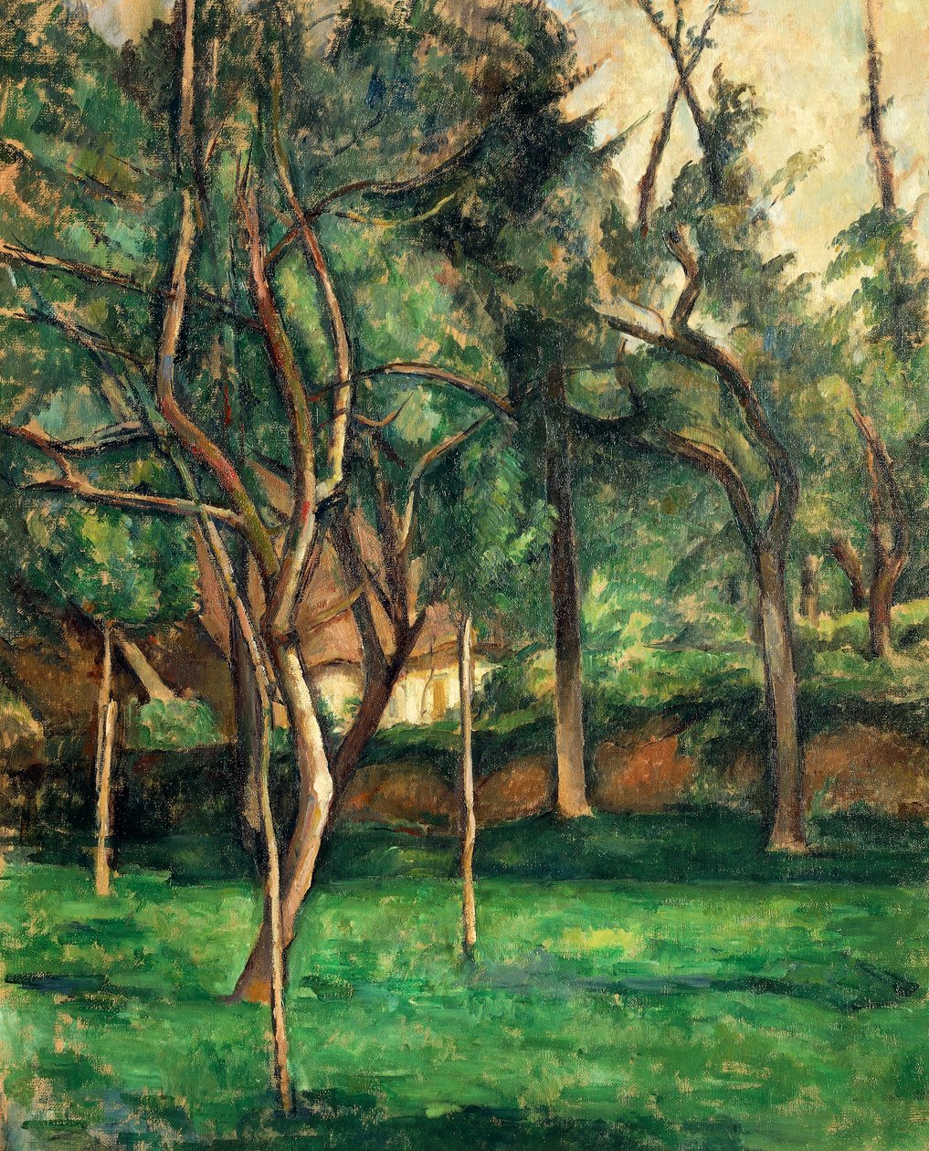 Fruktträdgård av Paul Cézanne