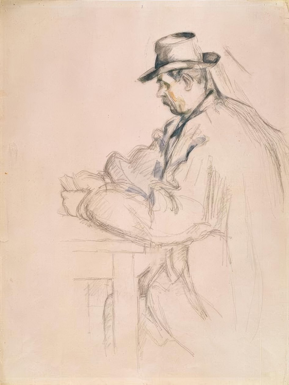 Paul Cézanne, kortspelare av Paul Cézanne