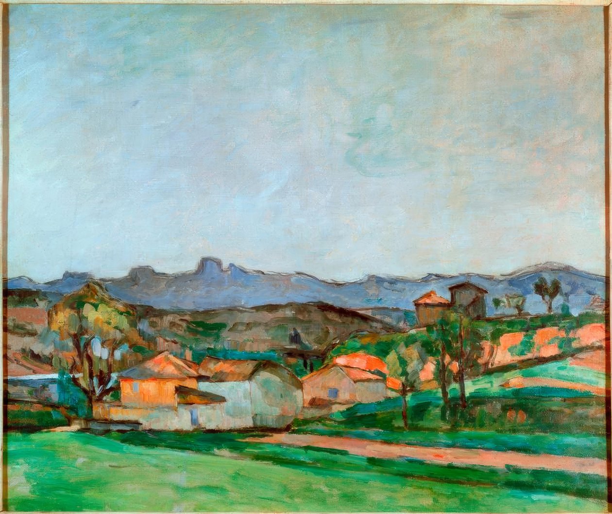 Provensalskt landskap av Paul Cézanne