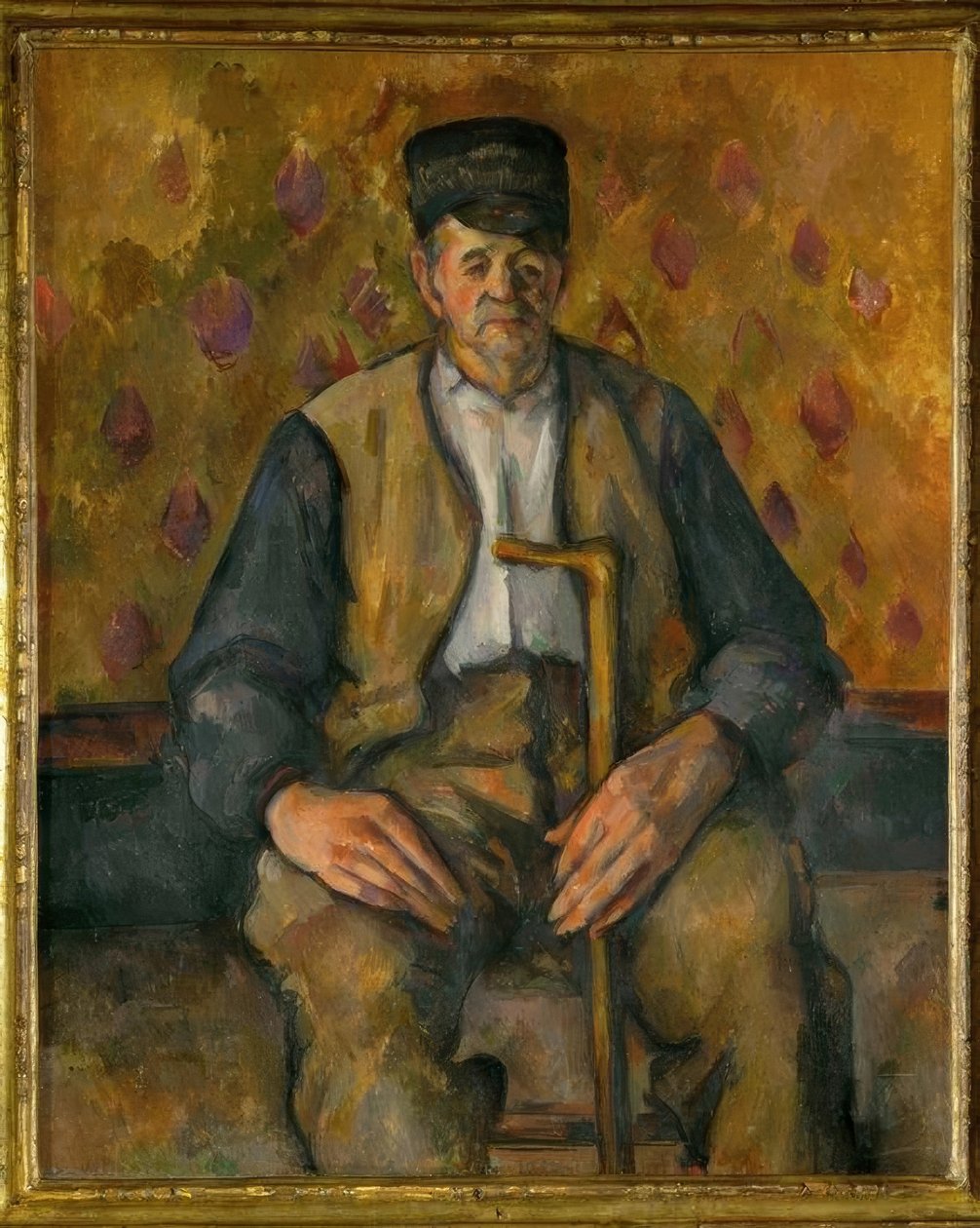 Sittande bonde av Paul Cézanne